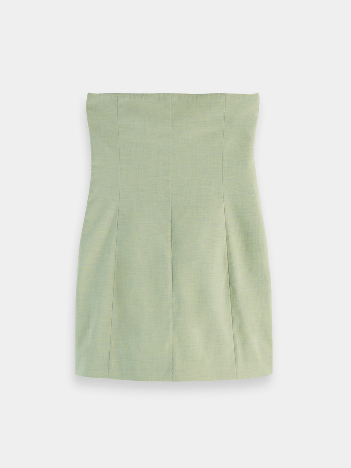 Woven tailored bodice top by Scotch & Soda with structured fit and detailed stitching, shown from the back.