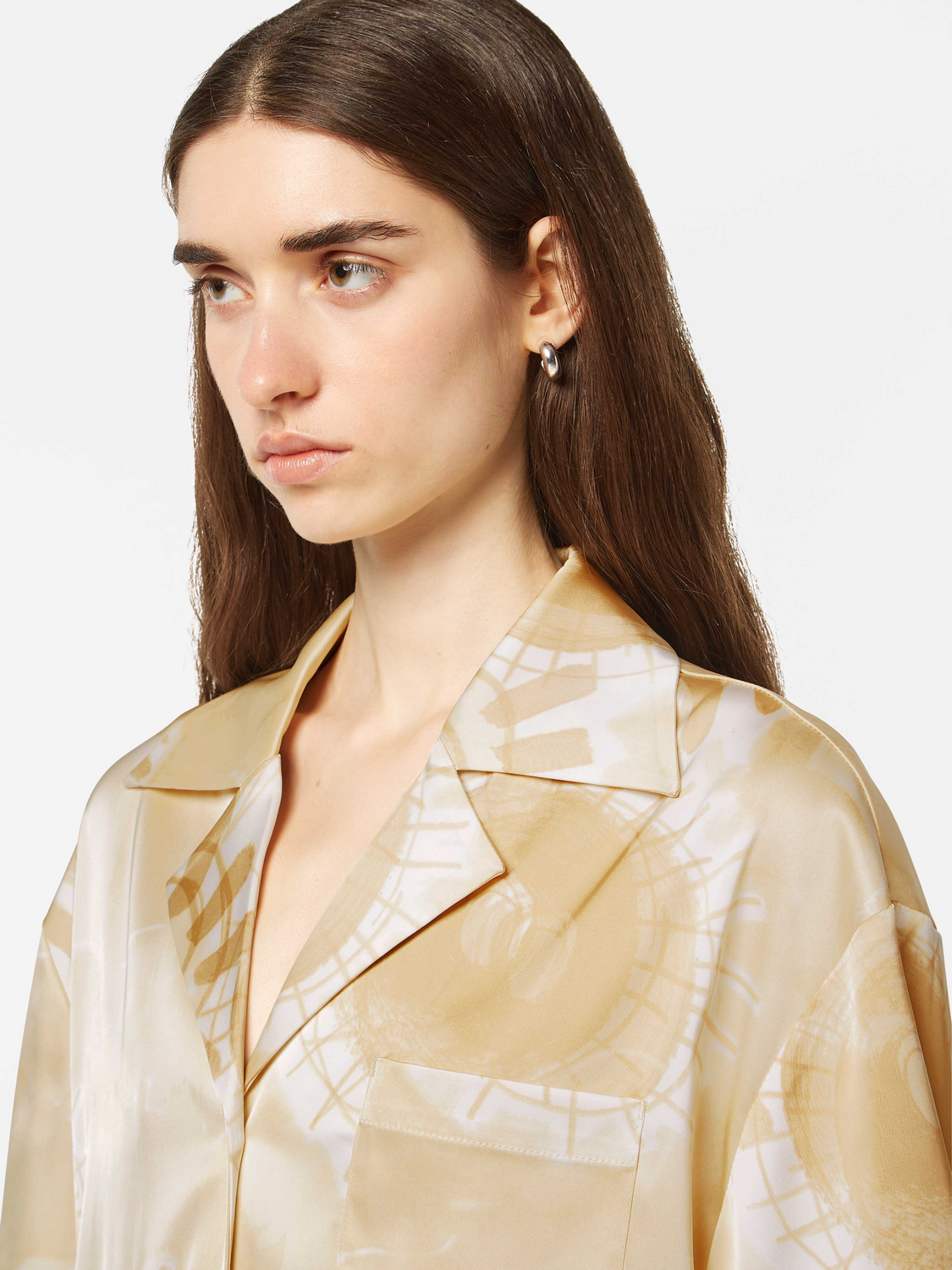 Satin short sleeved shirt - Scotch & Soda NZ