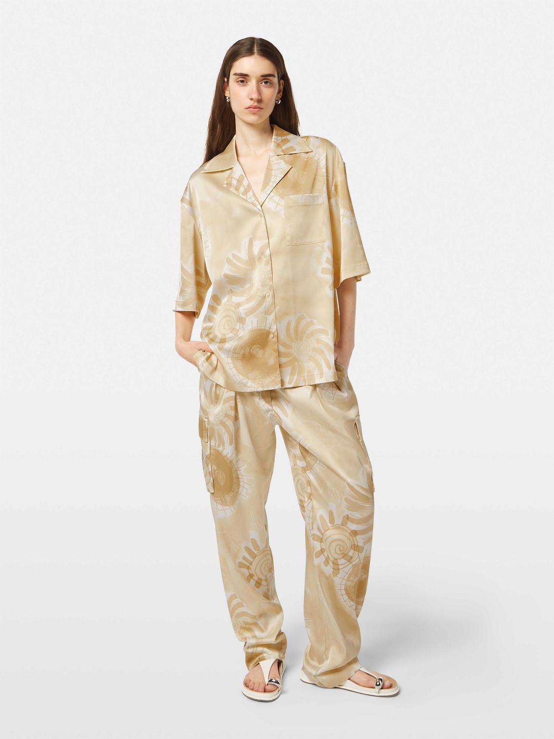 Satin short sleeved shirt - Scotch & Soda NZ