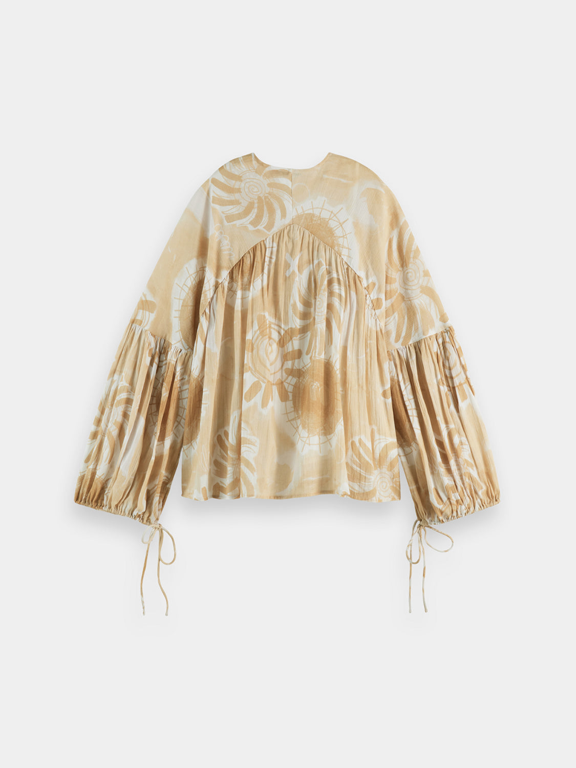 Printed crinkle top - Scotch & Soda NZ