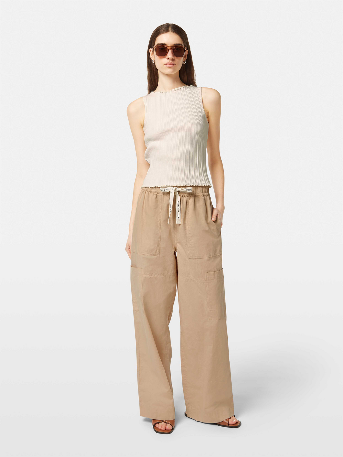 Structured ribbed tank - Scotch & Soda NZ