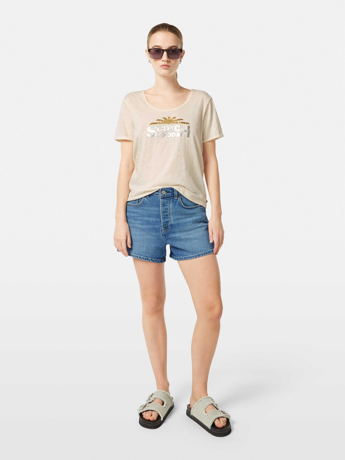 Slub t-shirt - Scotch & Soda NZ