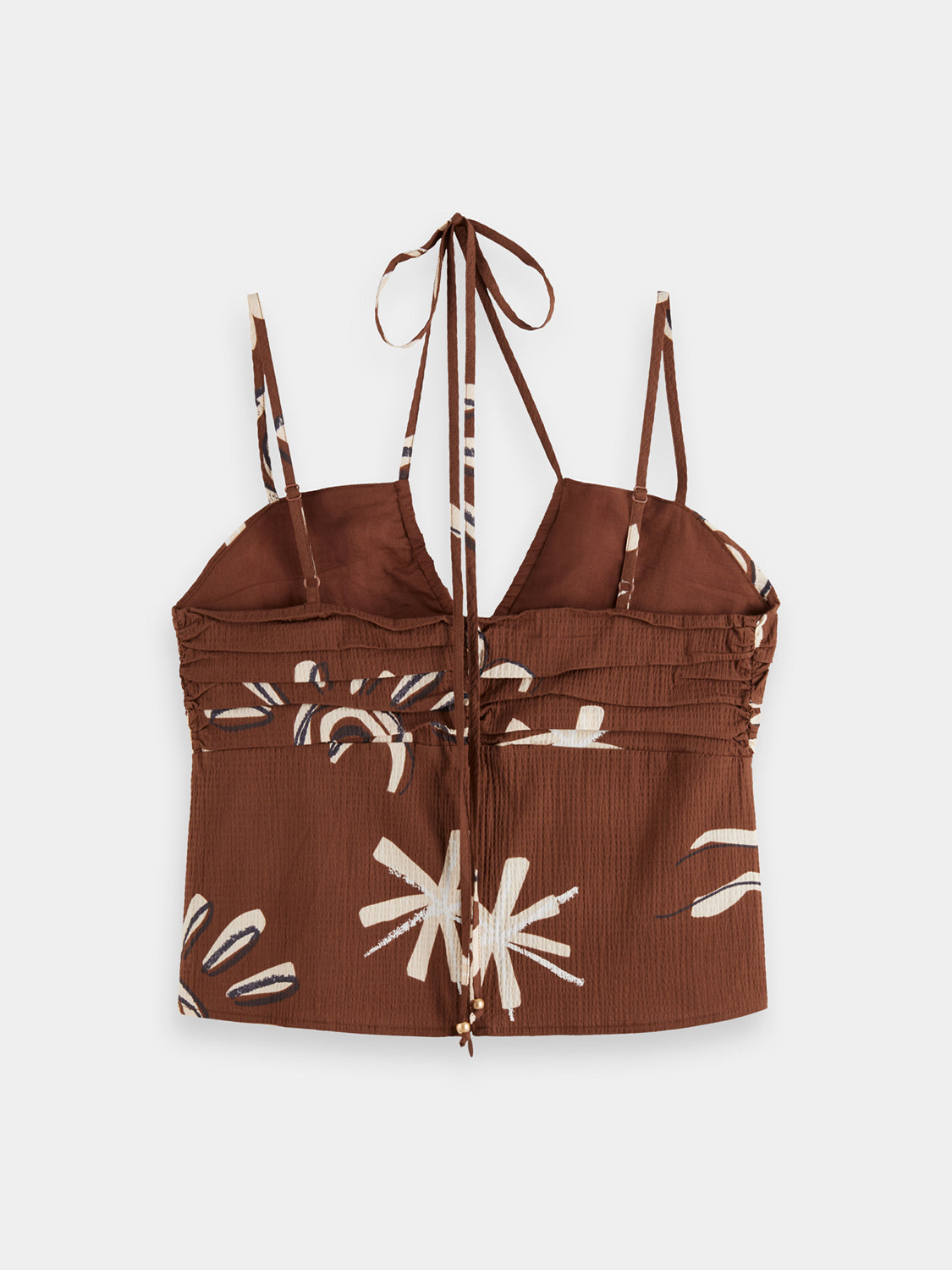 Gathered halter top - Scotch & Soda NZ