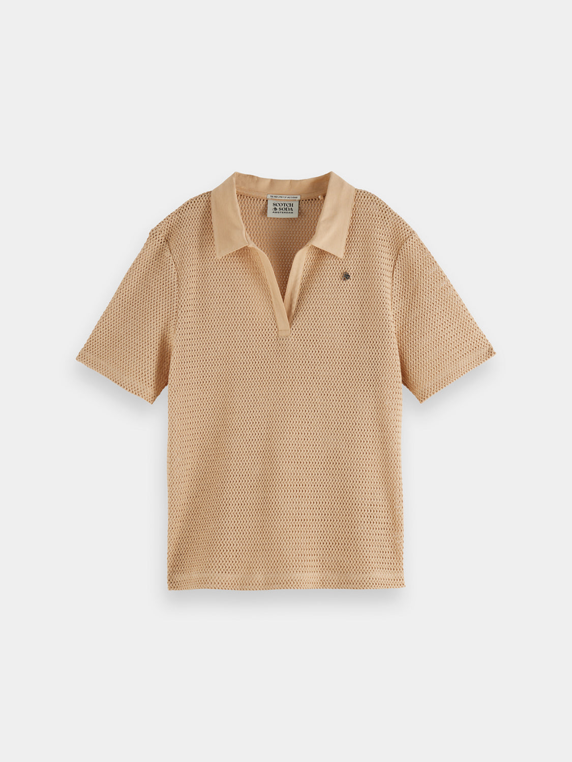 Crochet polo - Scotch & Soda NZ