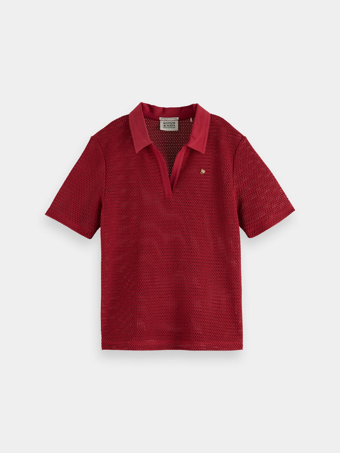 Crochet polo - Scotch & Soda NZ