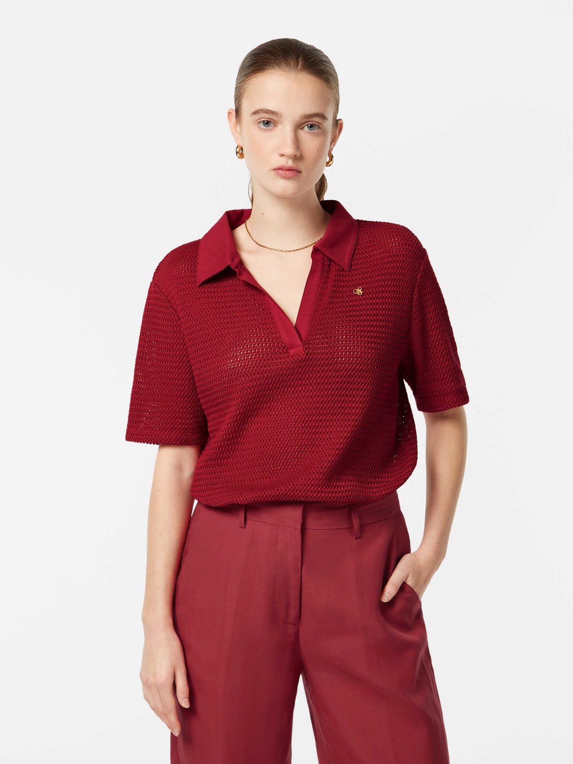 Crochet polo - Scotch & Soda NZ