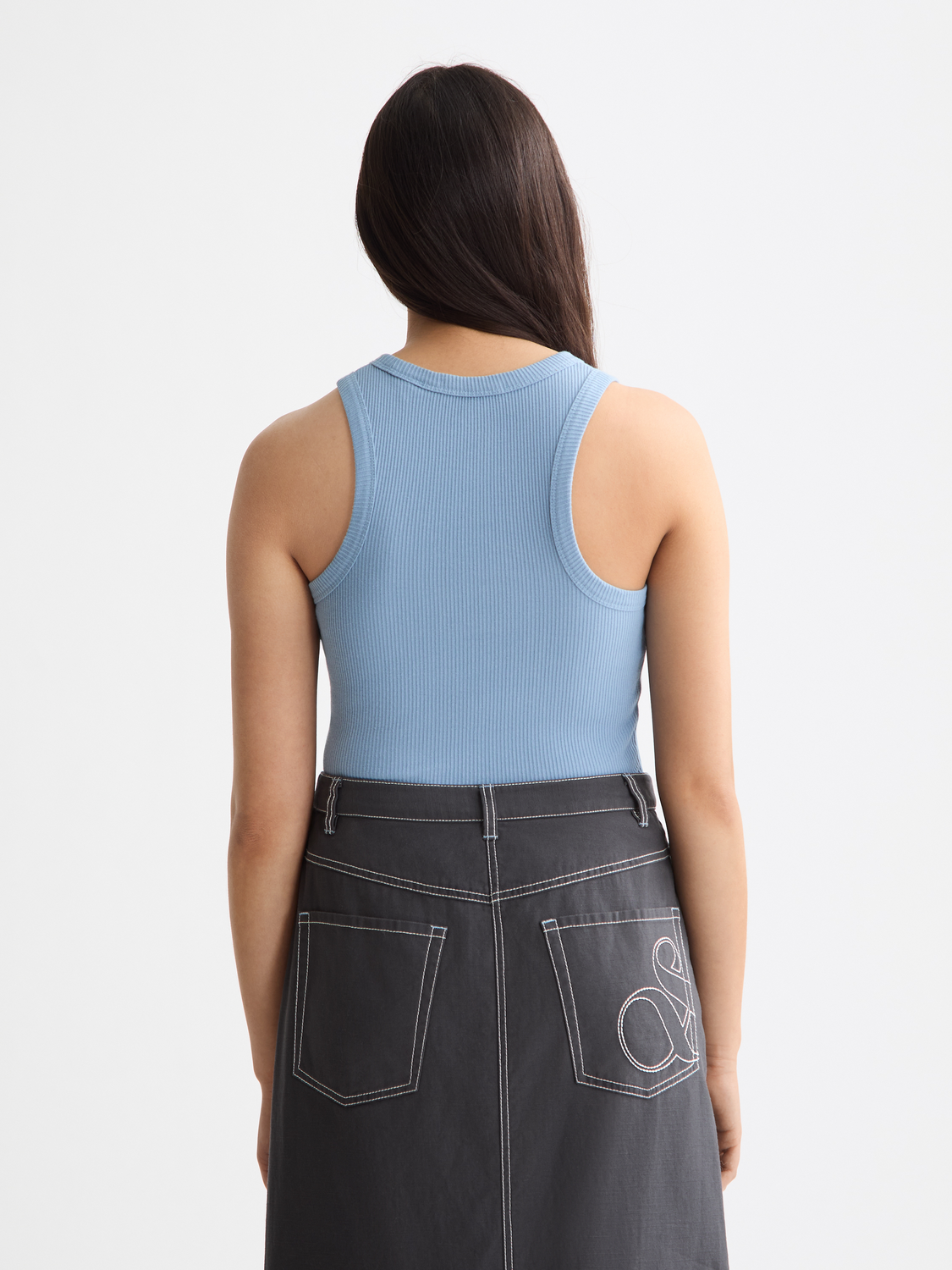 Ribbed racer tank - Scotch & Soda NZ