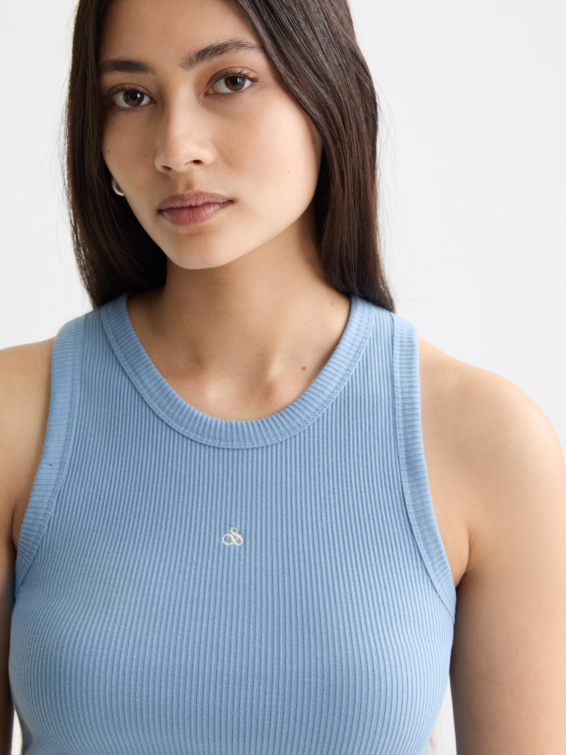 Ribbed racer tank - Scotch & Soda NZ