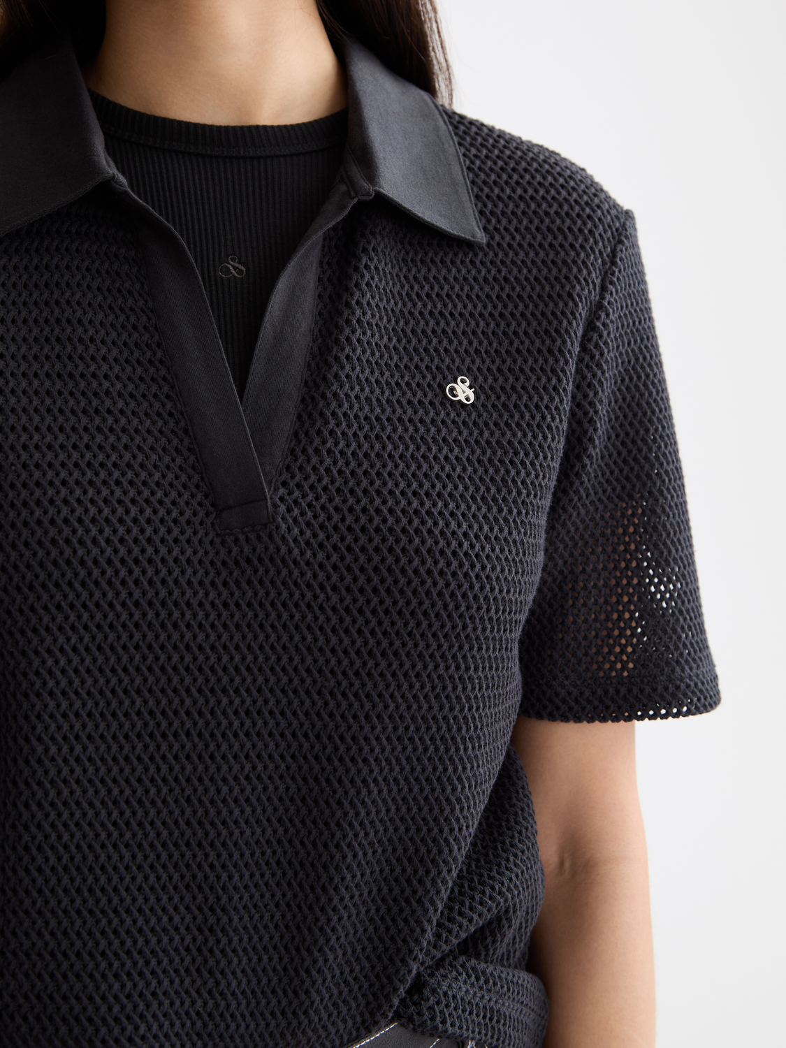 Crochet polo - Scotch & Soda NZ