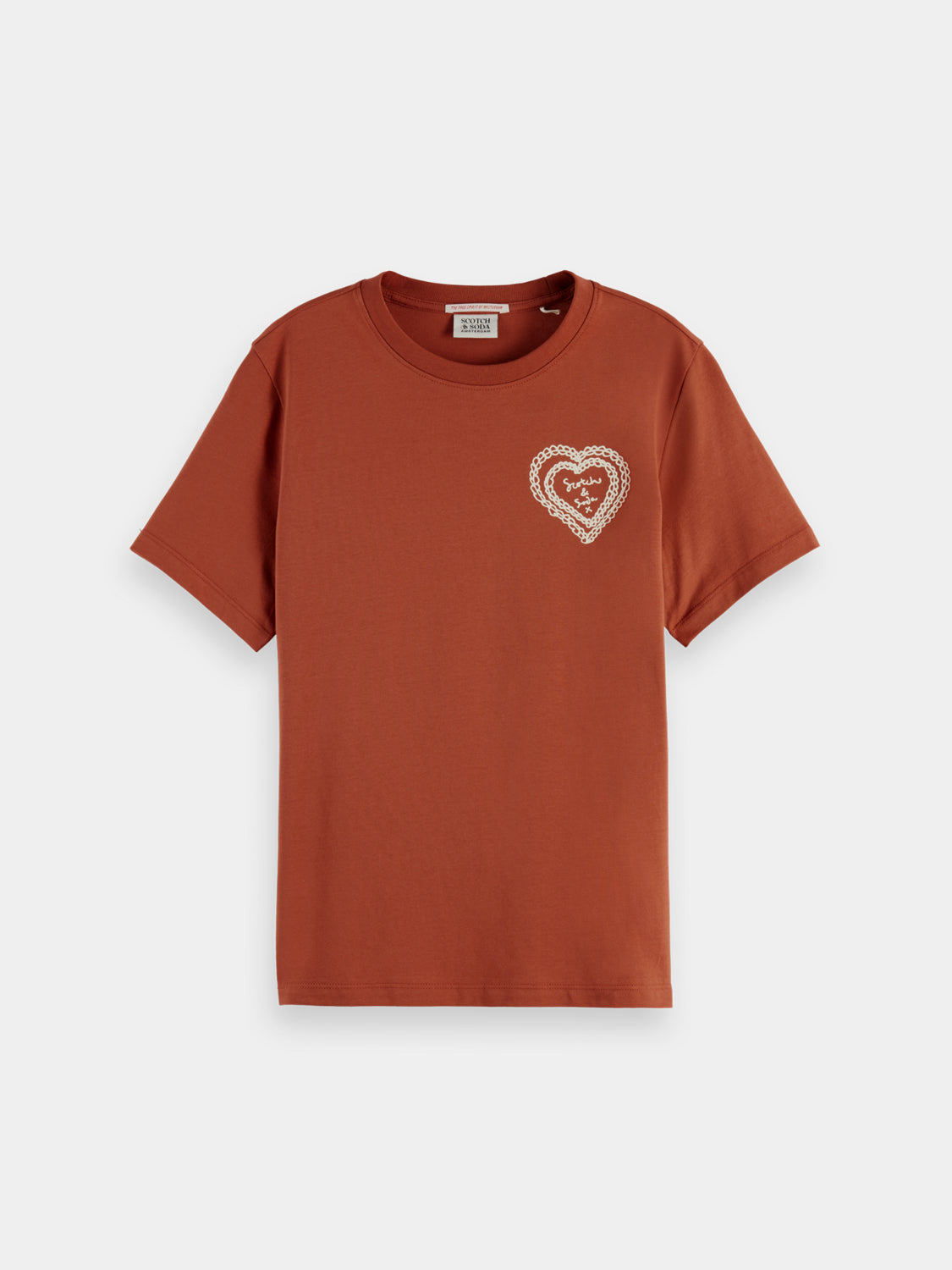 Chest artwork t-shirt - Scotch & Soda NZ