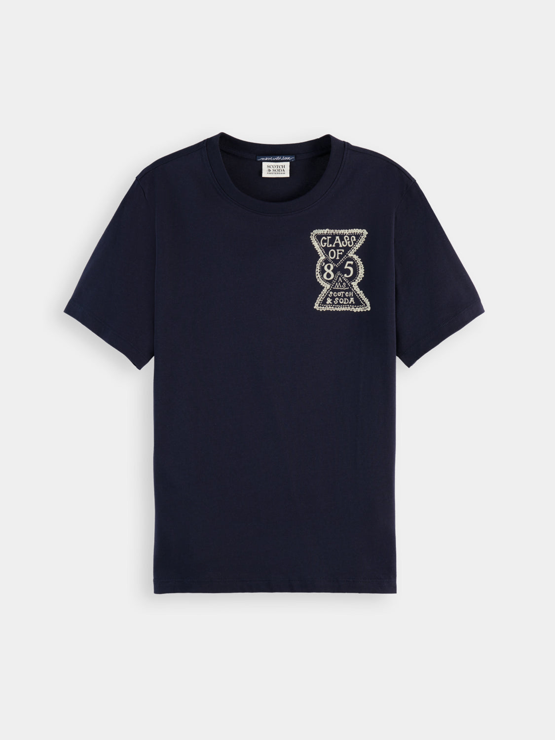 Chest artwork t-shirt - Scotch & Soda NZ