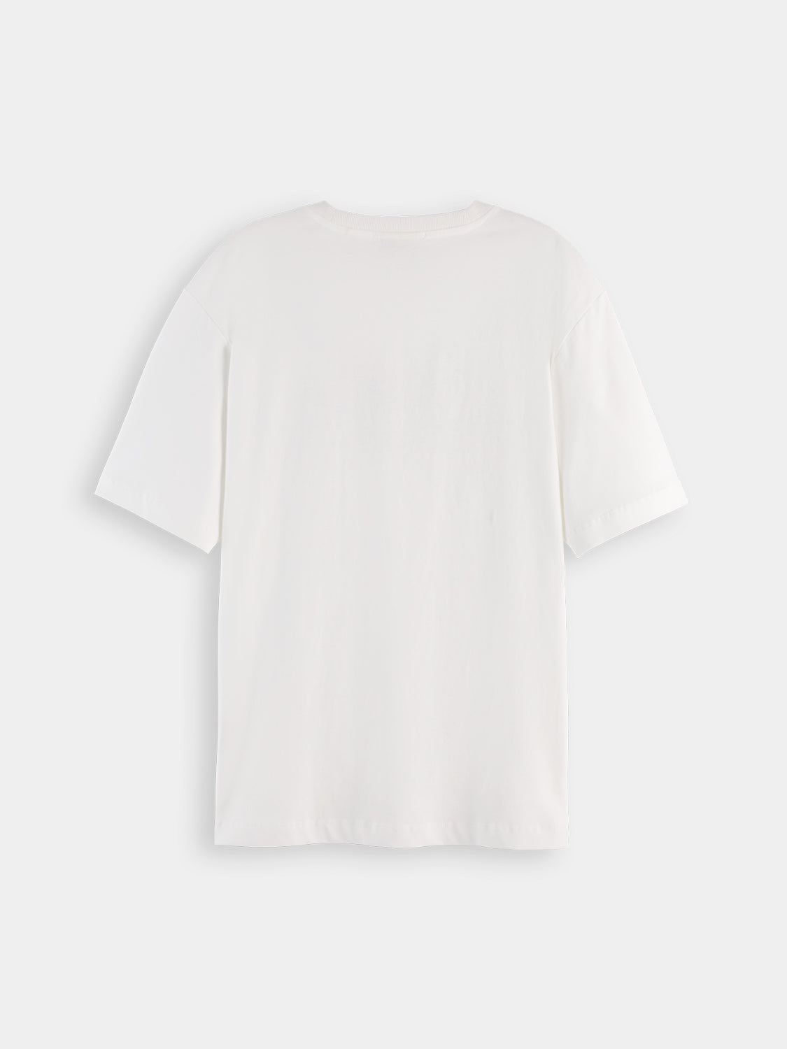 Short sleeve Scotch & Soda artwork T-shirt featuring a colorful graphic design on the front.