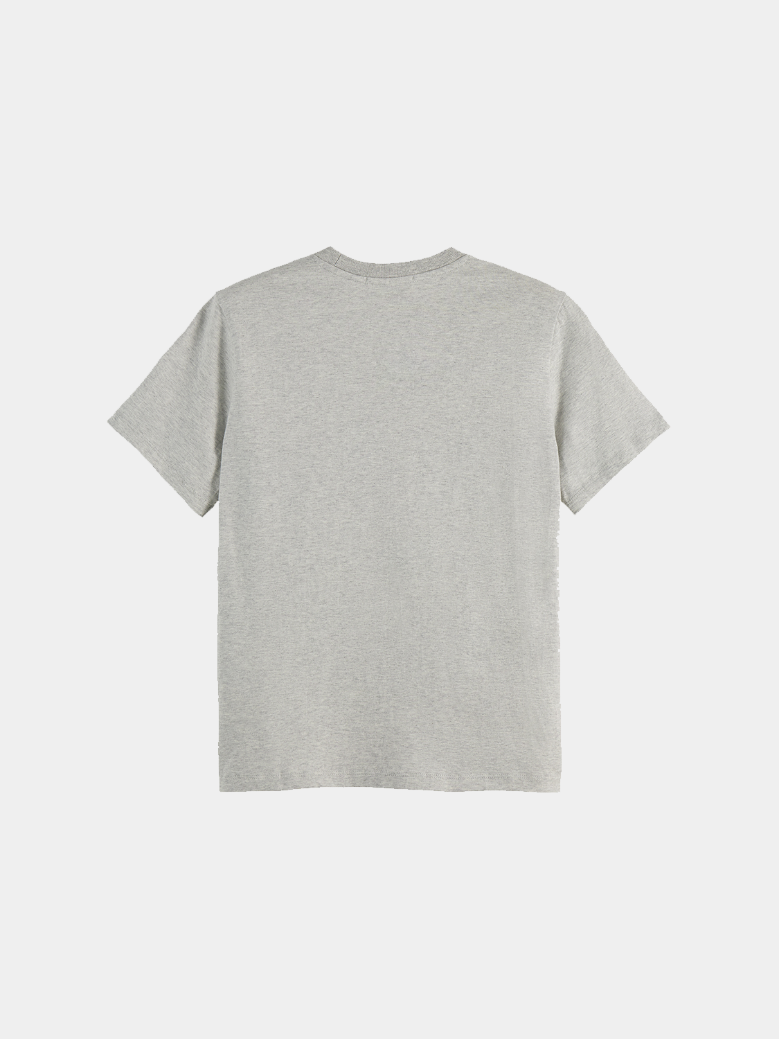 Black embroidered SCOTCH & SODA short-sleeve t-shirt with colorful floral embroidery on the front.
