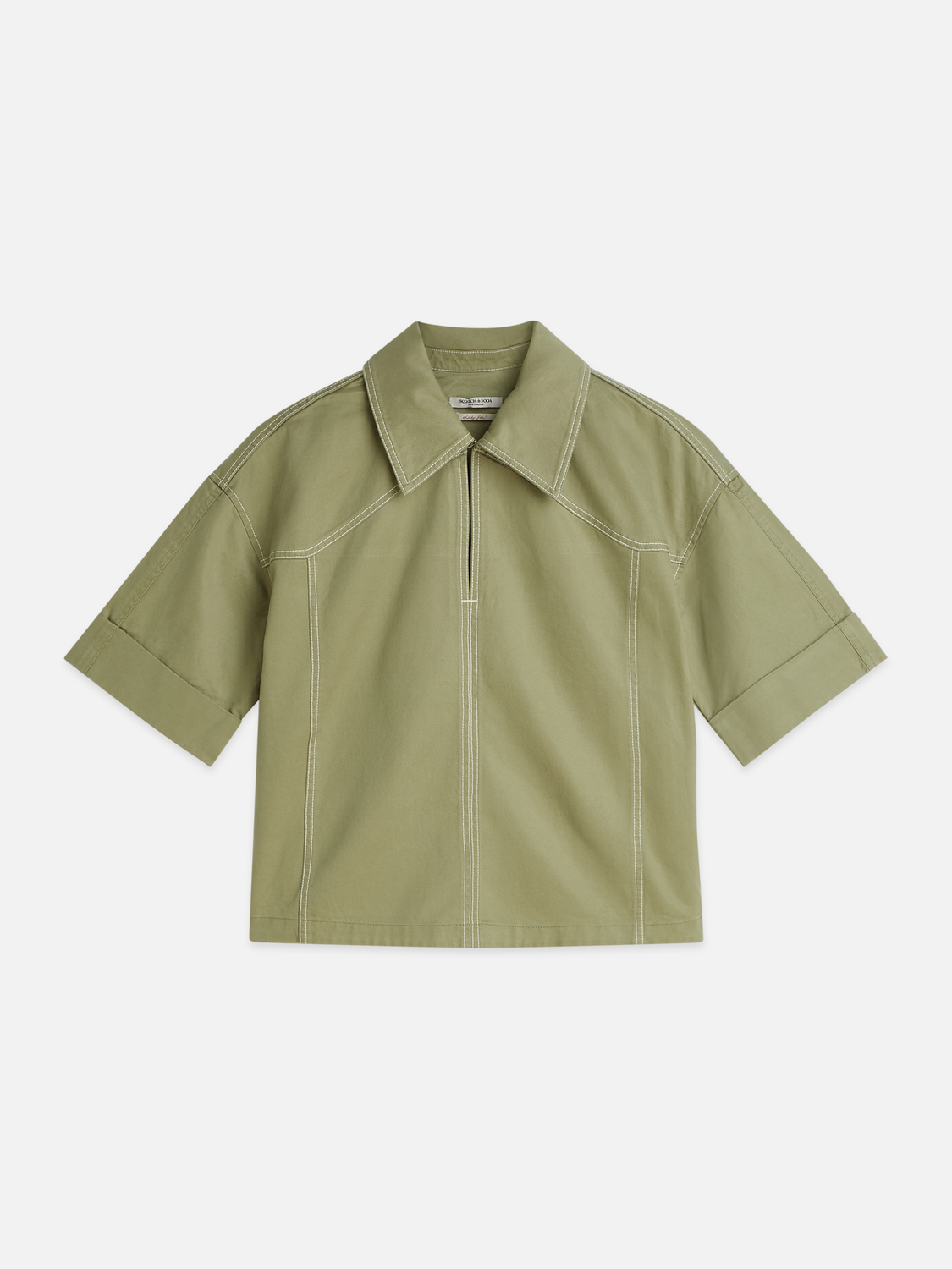 Short-sleeved utility shirt