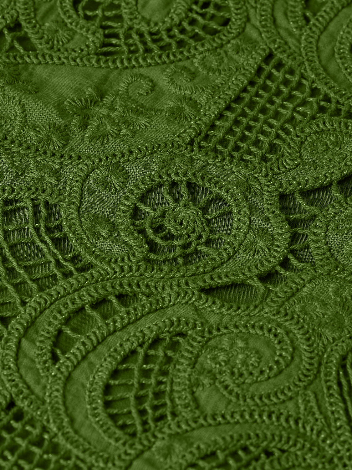 Embroidered woven top by Scotch & Soda featuring intricate embroidery and a relaxed fit, displayed on a neutral background.
