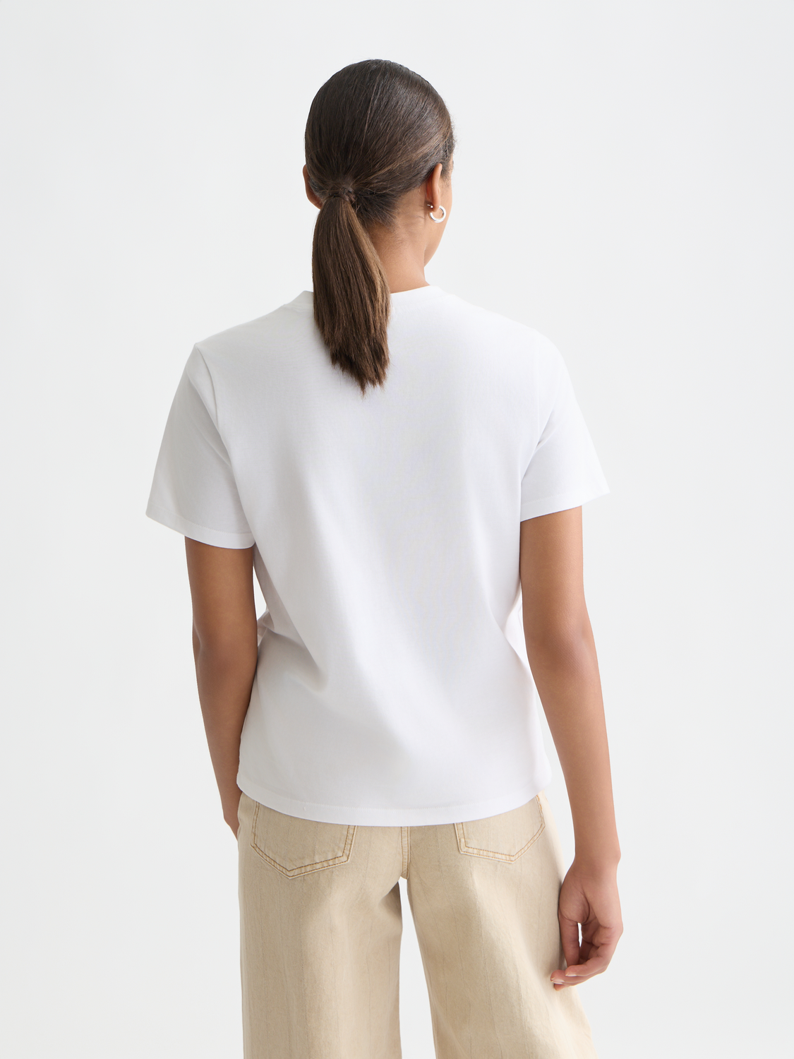 Scarlet artwork T-shirt by Scotch & Soda featuring a short sleeve design and bold graphic print on the back.