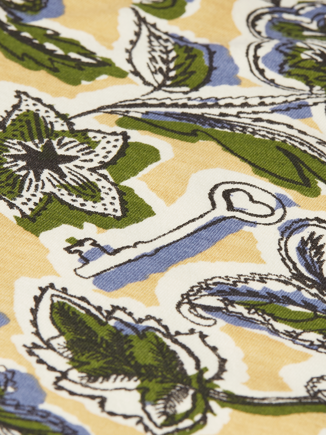 Printed Scotch & Soda short sleeve t-shirt with colorful graphic design, casual fit, and crew neckline.