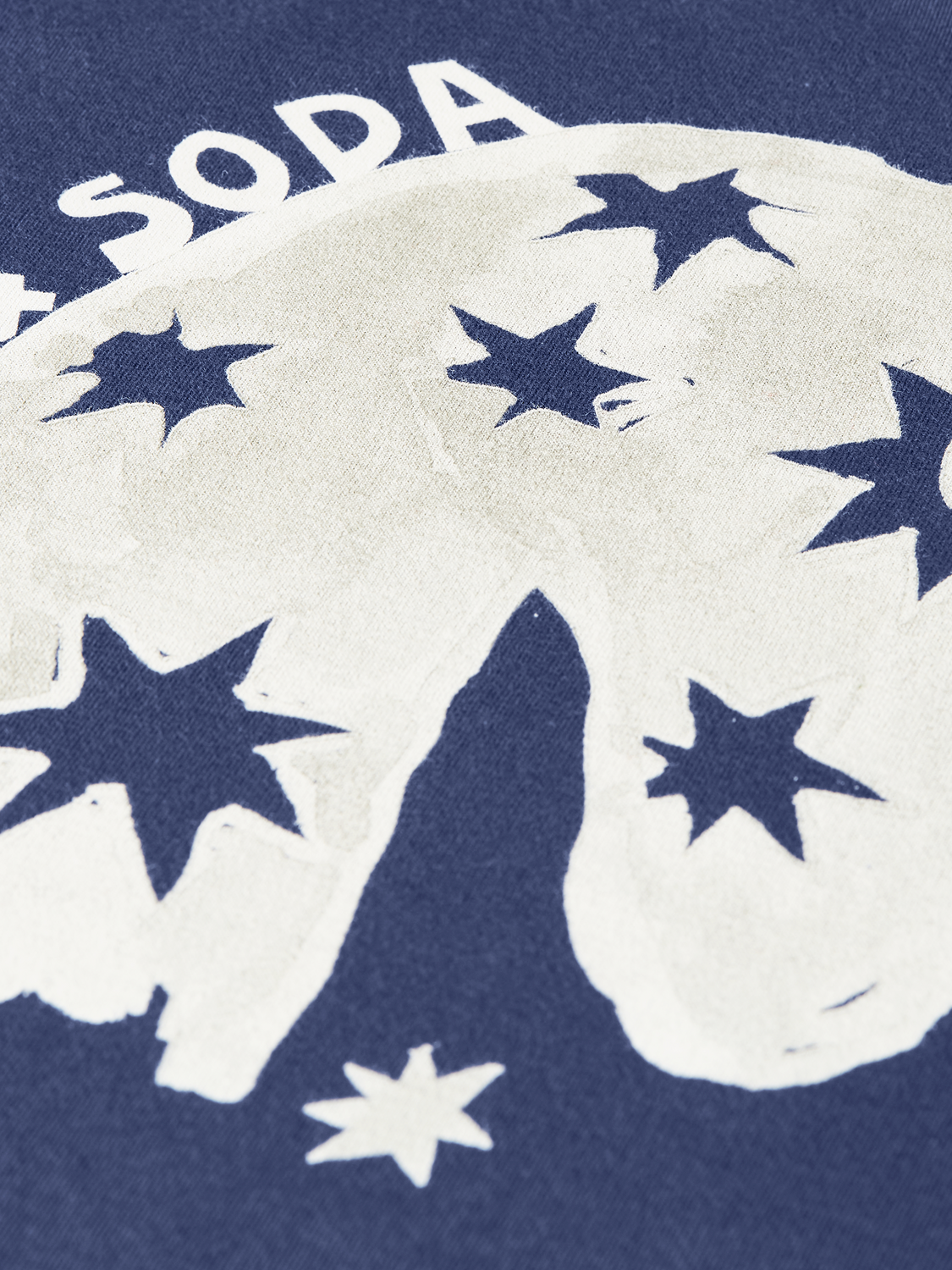 Scotch & Soda short sleeve artwork t-shirt with colorful graphic print on front, casual style, lightweight cotton fabric.