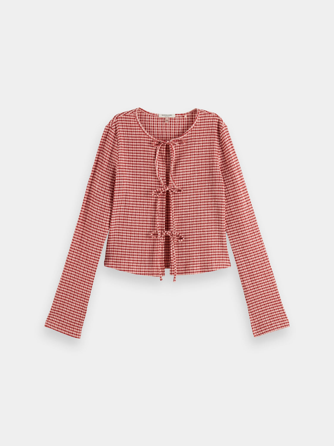Gingham top - Scotch & Soda NZ