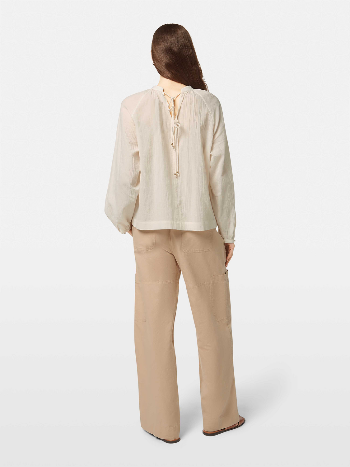 Bow detail blouse - Scotch & Soda NZ