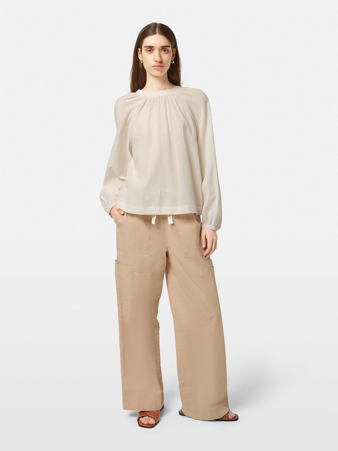 Bow detail blouse - Scotch & Soda NZ
