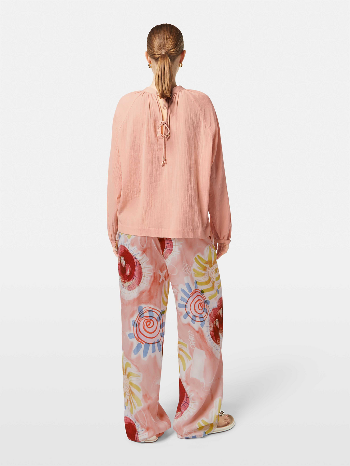 Bow detail blouse - Scotch & Soda NZ