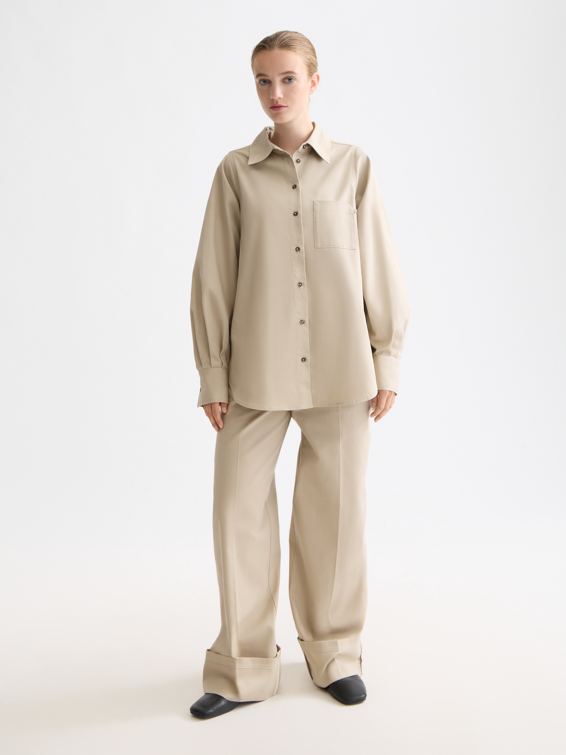 Long sleeve contrast stitch shirt by Scotch & Soda, featuring detailed stitching and a classic fit.