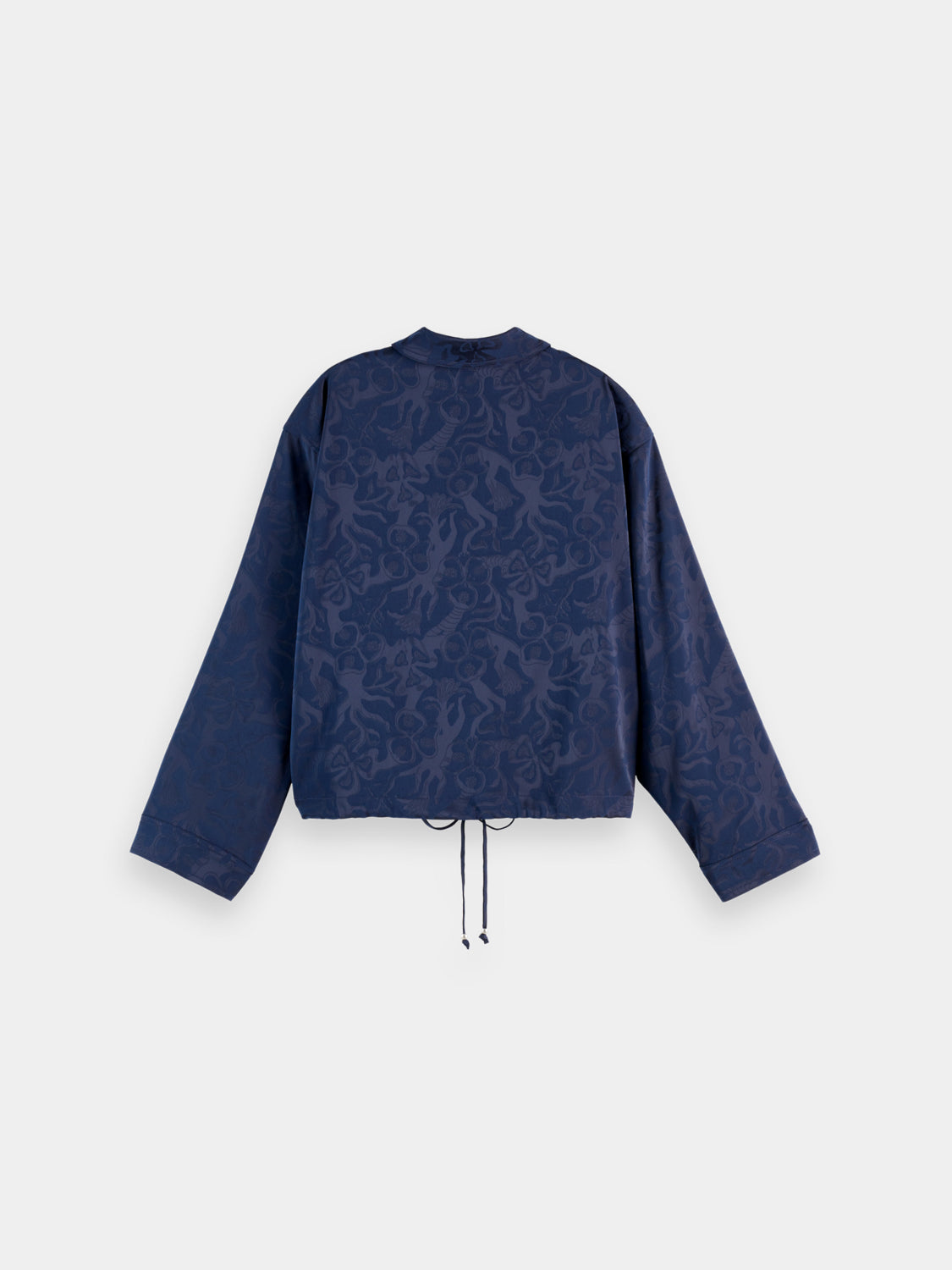 Long-sleeve utility shirt by Scotch & Soda, shown from the back with functional pockets and casual fit.