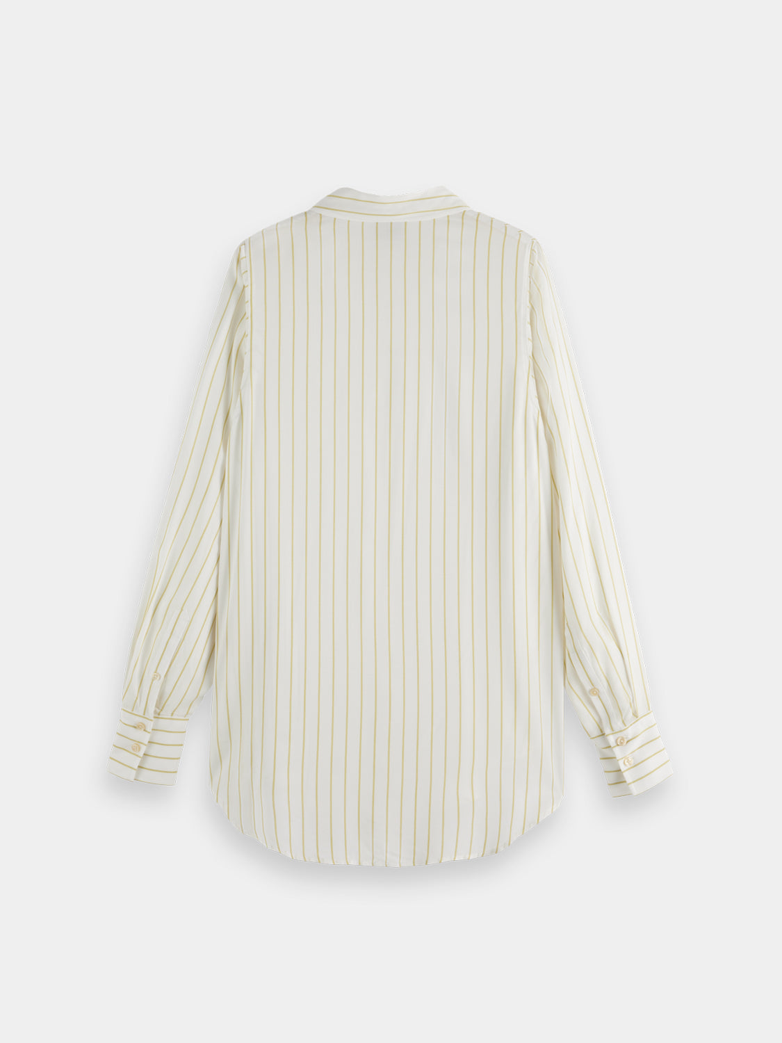 Long sleeve striped pocket shirt by Scotch & Soda featuring a classic design and front pocket detail.