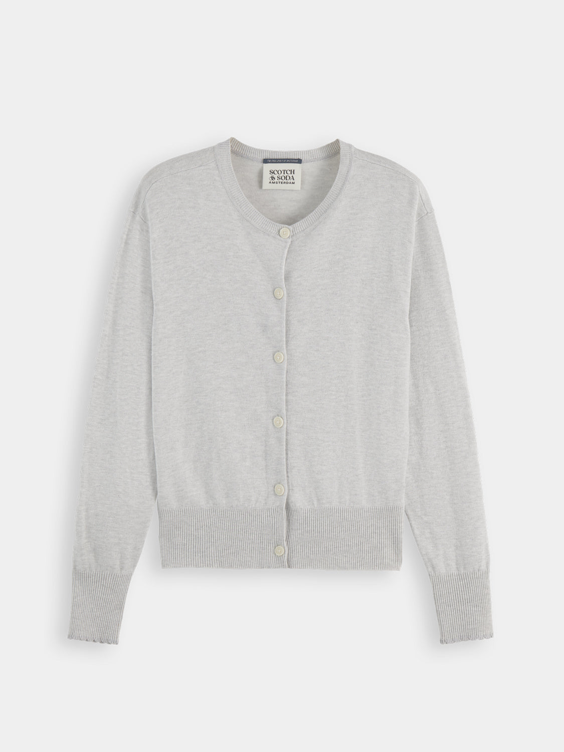 Crewneck cardigan - Scotch & Soda NZ