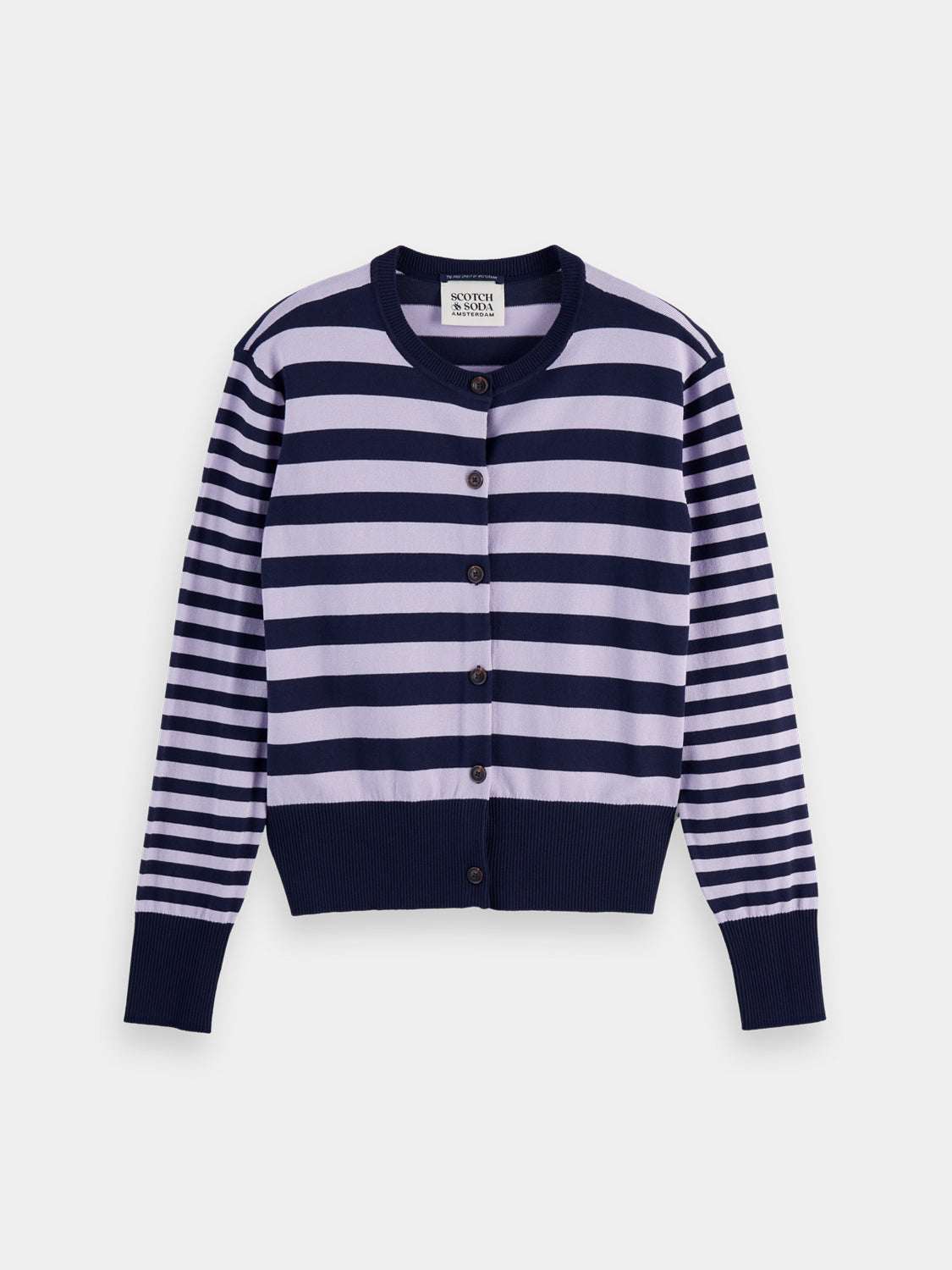Crewneck cardigan - Scotch & Soda NZ
