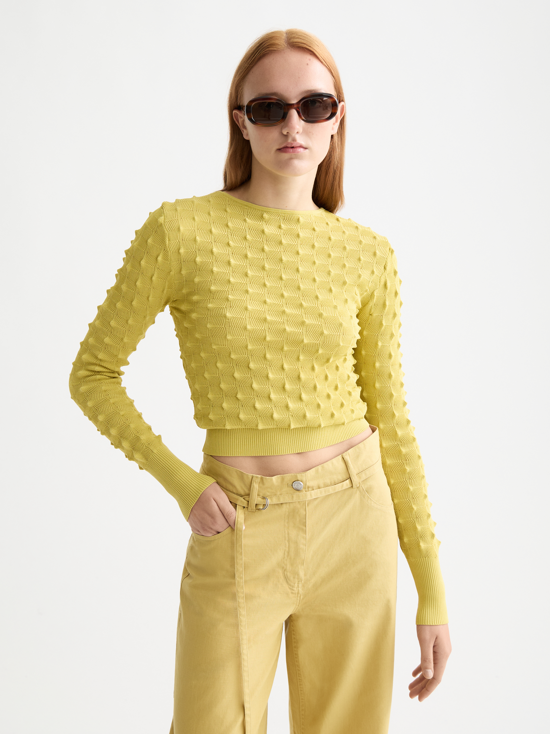 Textured stitch knitwear pullover from Scotch & Soda featuring a cozy, stylish design with detailed stitching.