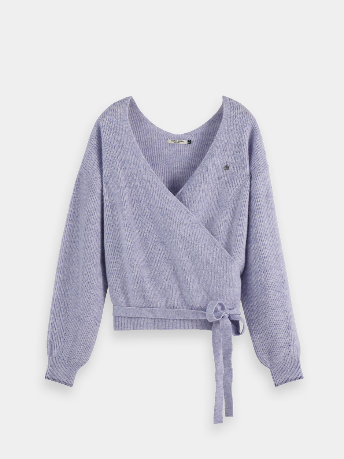 Fuzzy wrap cardigan - Scotch & Soda NZ