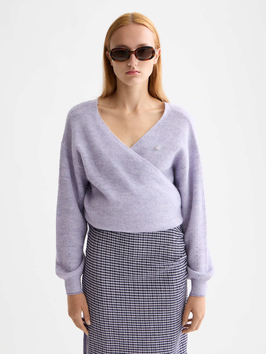 Fuzzy wrap cardigan - Scotch & Soda NZ