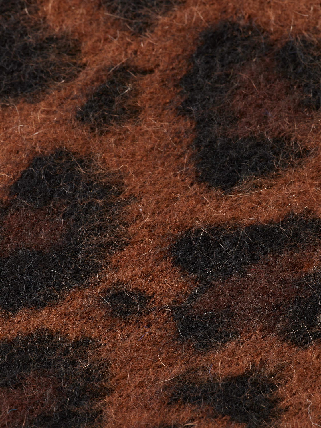 Fuzzy jacquard knitwear pullover by Scotch & Soda featuring a cozy, textured design in soft, warm fabric.