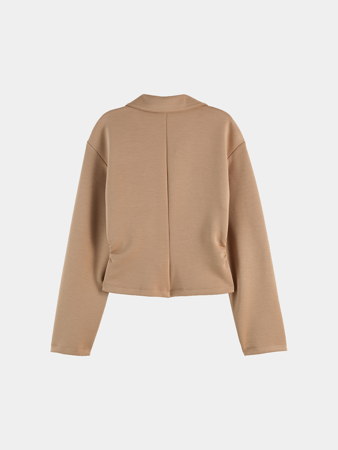 Long-sleeve modal shirt by Scotch & Soda, shown from the back with a relaxed fit and soft fabric in a casual style.