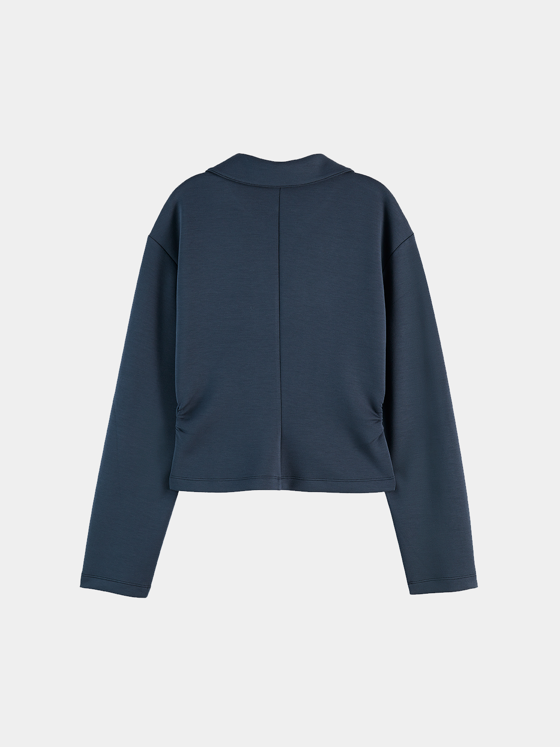 Long-sleeve modal shirt by Scotch & Soda, featuring a relaxed fit and classic design in soft fabric, shown in black.