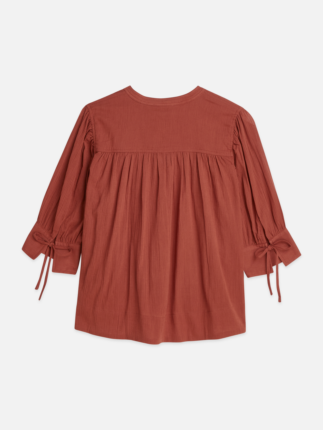 Gathered blouse