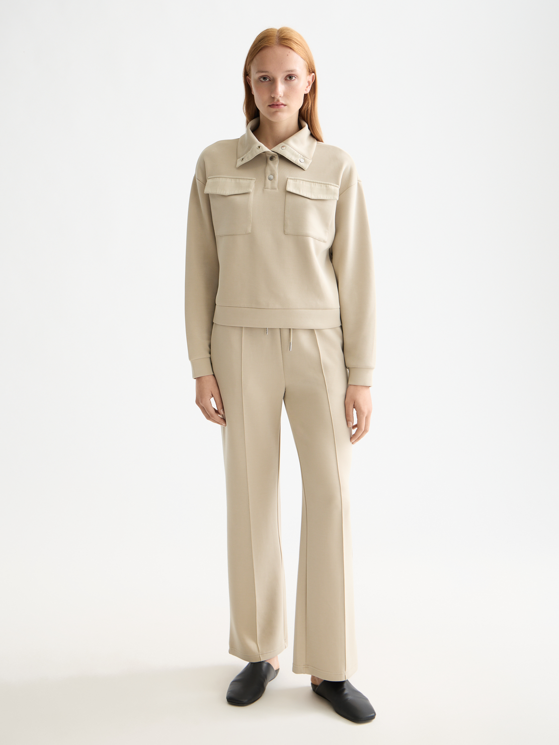 Tencel utility sweatshirt - Scotch & Soda NZ