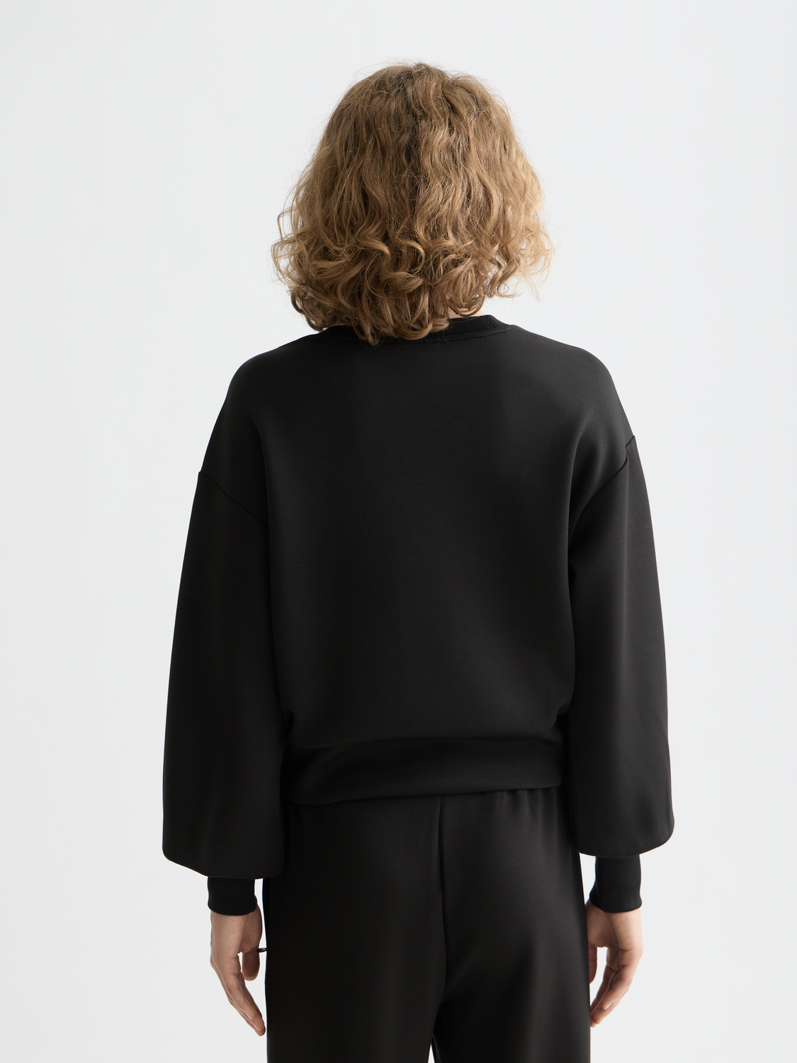 Scotch & Soda modal sweatshirt with a relaxed fit, soft fabric, and back detail, perfect for casual wear.