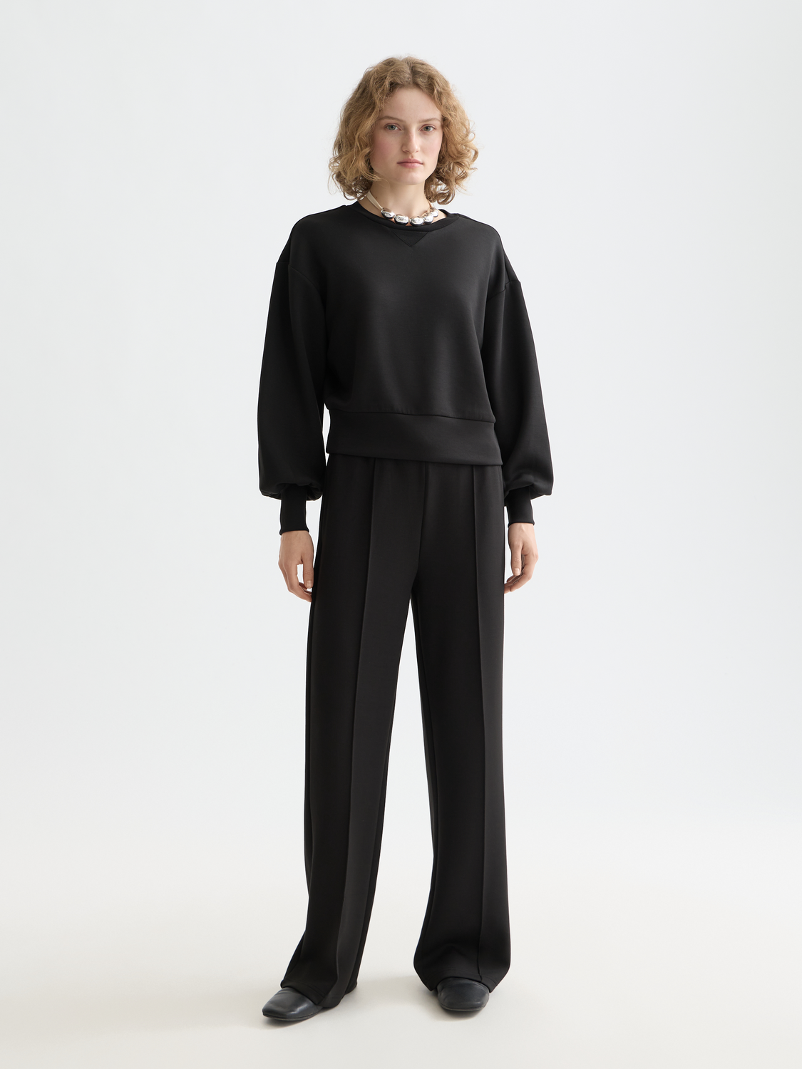 SCOTCH & SODA modal sweatshirt, soft fabric, crew neck style, shown in a front view with a relaxed fit.