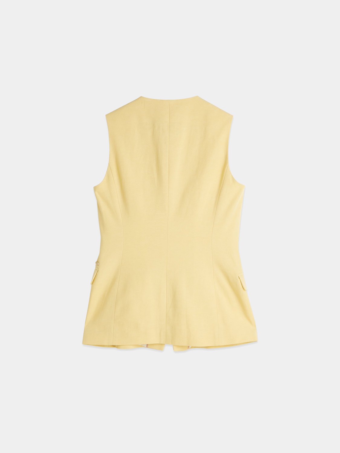 Black tailored gilet by Scotch & Soda, featuring a sleek fit and modern design, perfect for layered styling.