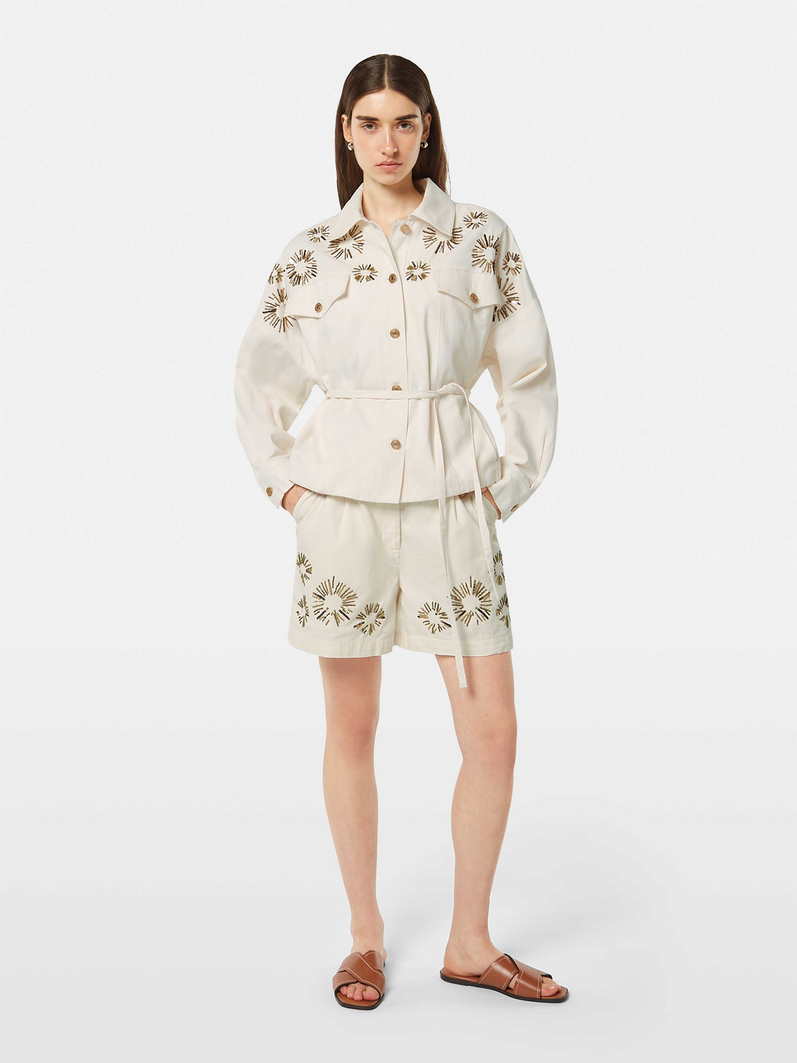 Embroidered trucker jacket - Scotch & Soda NZ