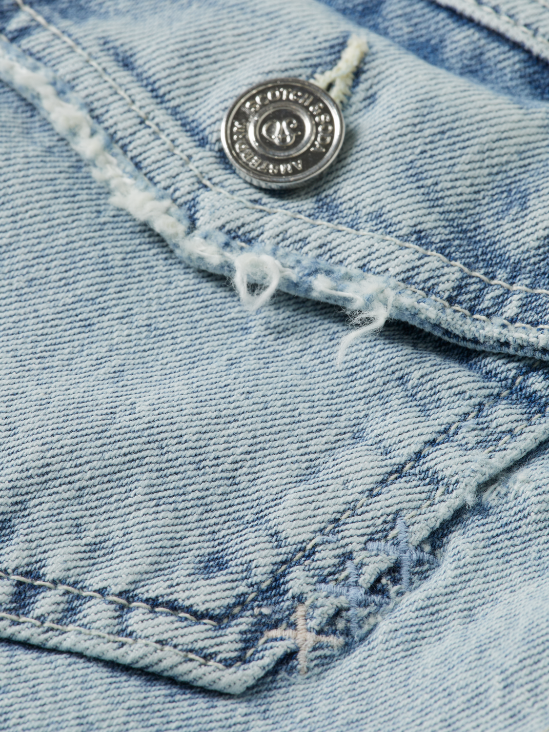 Cropped denim jacket - Scotch & Soda NZ