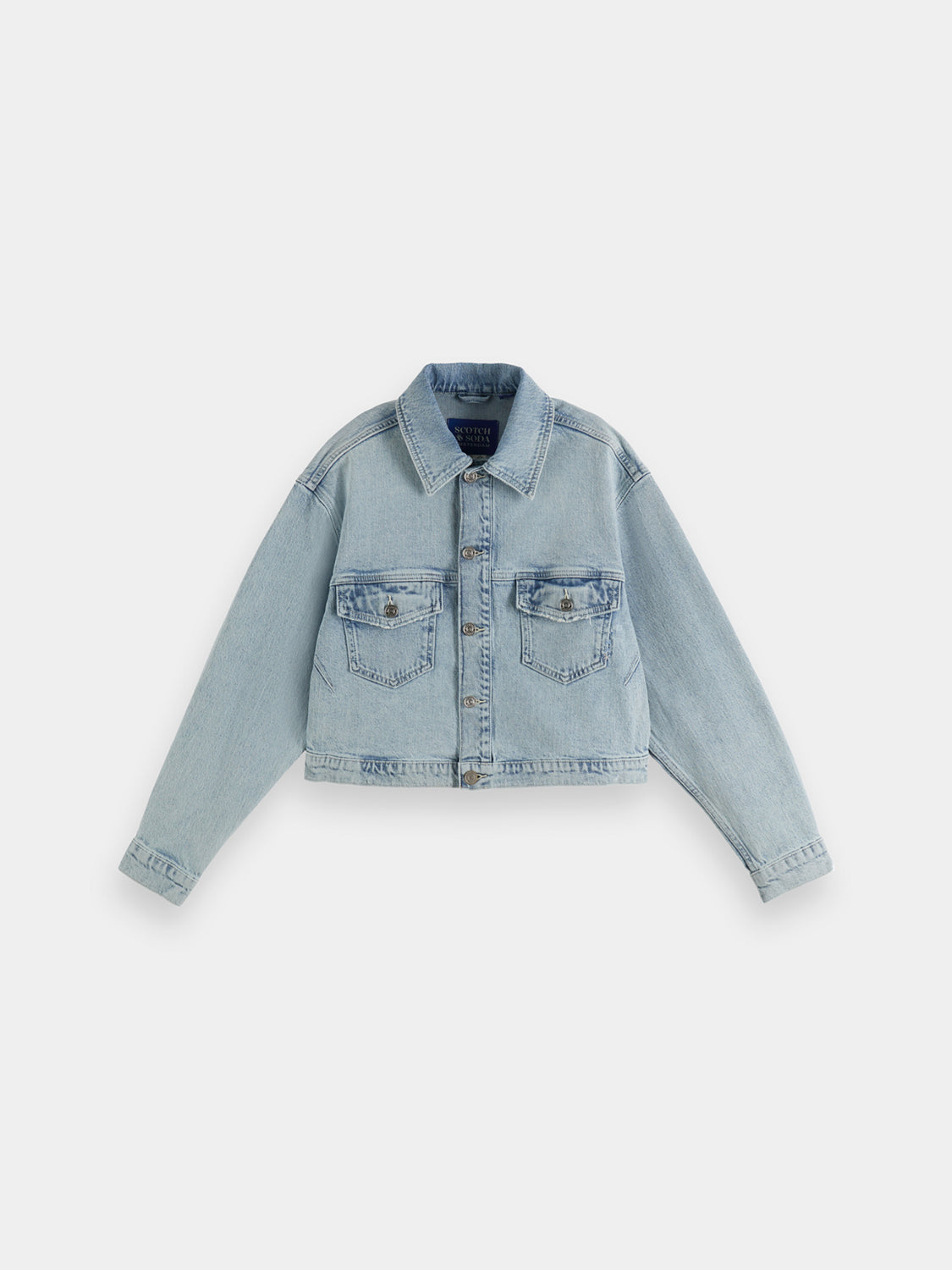 Cropped denim jacket - Scotch & Soda NZ