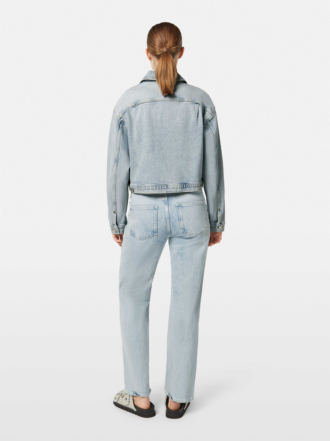 Cropped denim jacket - Scotch & Soda NZ