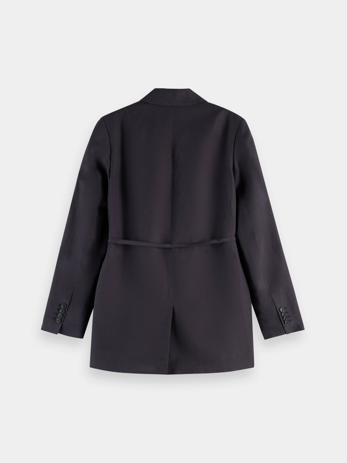 Double-breasted belted blazer - Scotch & Soda NZ