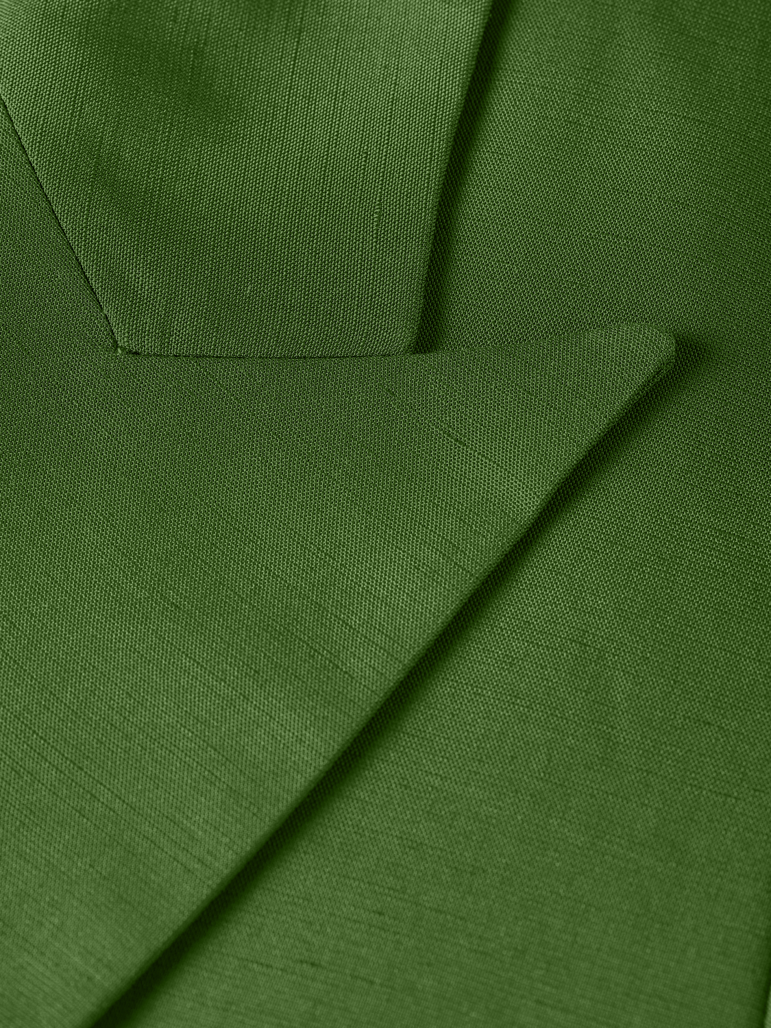 Linen-blend blazer by Scotch & Soda, tailored fit with notched lapels, shown on a hanger against a neutral background.