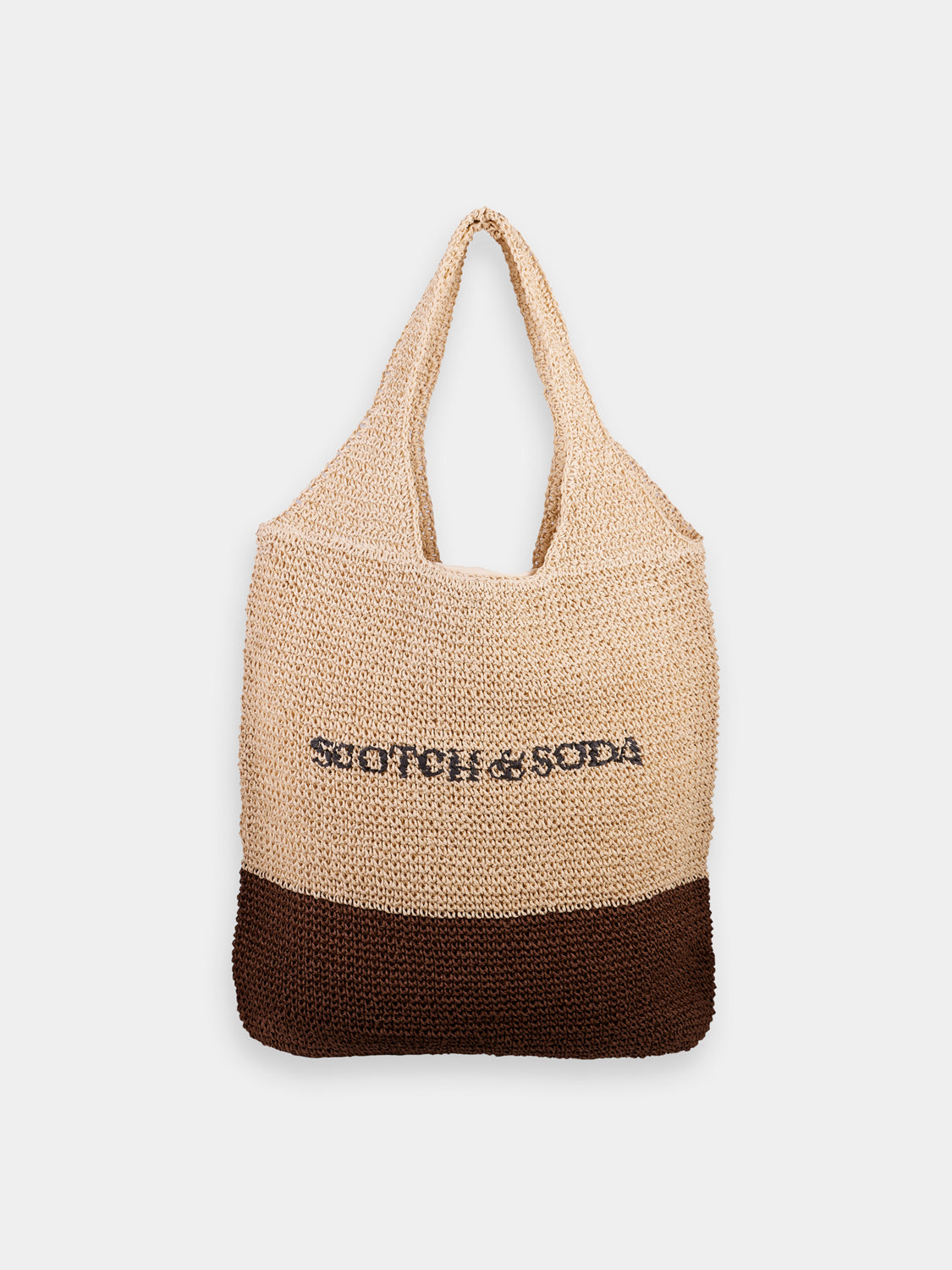 Oversized straw tote bag - Scotch & Soda NZ