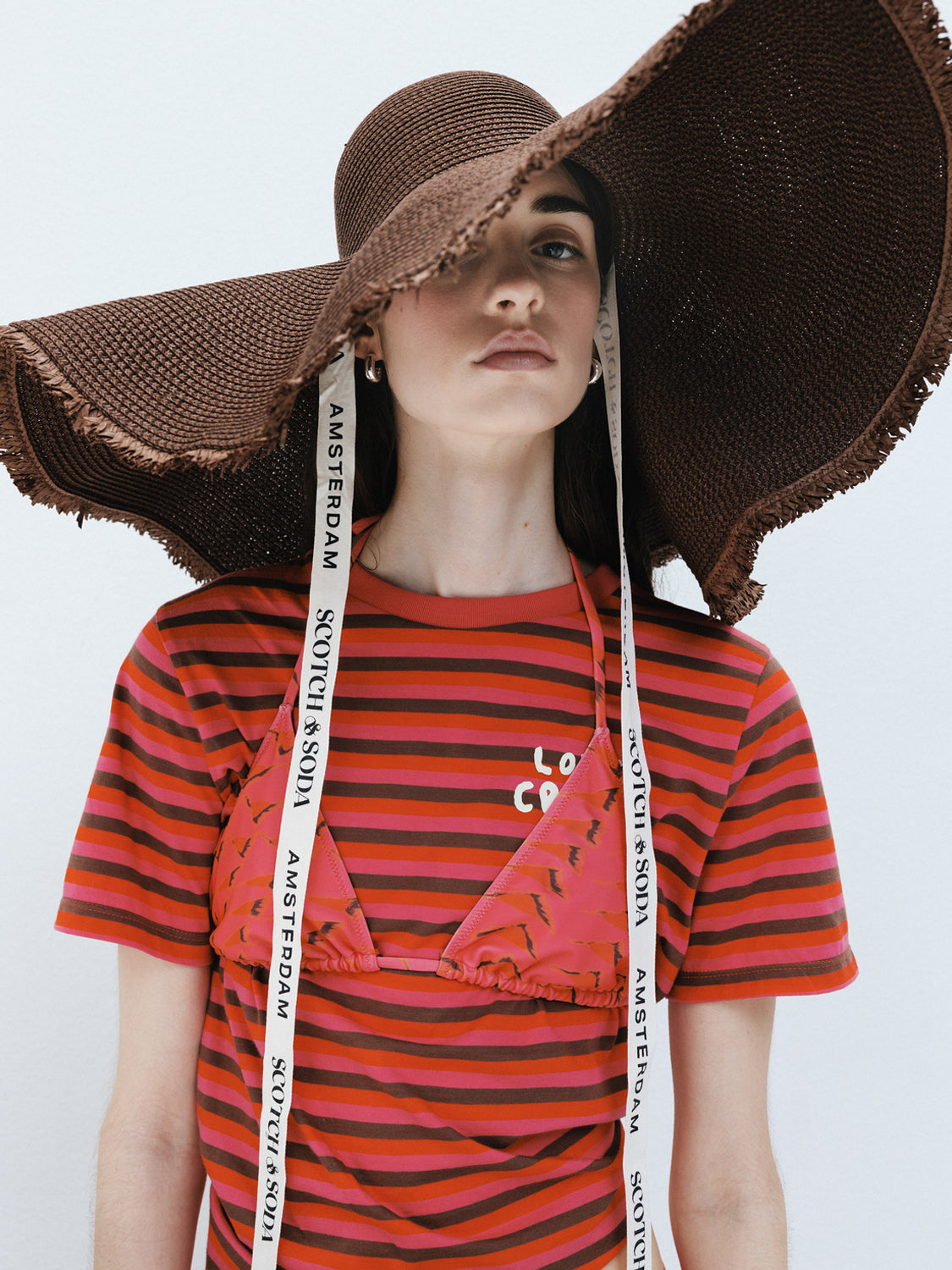 Oversized sun hat - Scotch & Soda NZ
